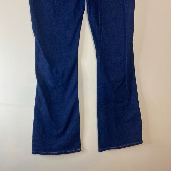 Loft Bootcut Midrise Classic Denim Dark Blue Jeans Size 2 Western Country - Picture 8 of 12